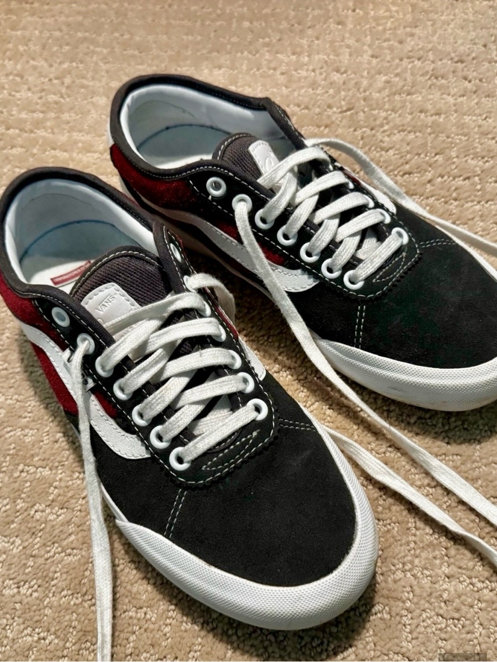 Vans Chima Pro 2 Skate UltraCush 3D Shoes Navy & Burgundy Men’s 6.5 / Women’s 8 - Picture 6 of 10